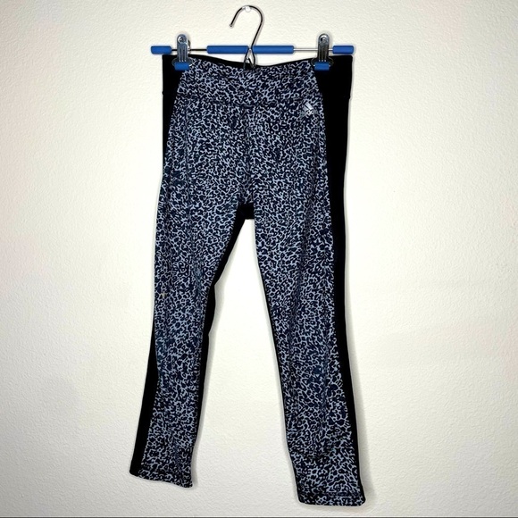Leopard Adidas Small Legging Pants Black - Picture 1 of 3